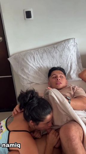 My Friend's Boyfriend Puts His Dick in Me While She Rests