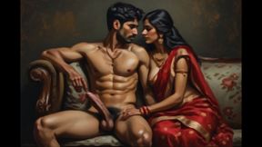 Indian bhabhi bent over and fucked in saree by her boss in office bathroom