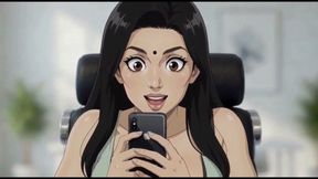 Indian teacher webcam