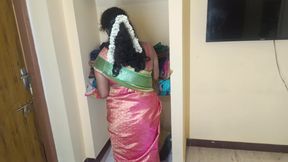 Housewife saree show