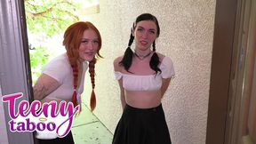 students celestina and stawberry get pussy s filled by teacher