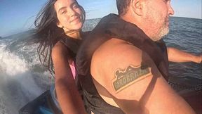 Loucuras no Jet Ski no mar do Guaruj&aacute_ - SP