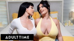 Marvelous Sarah Arabic and Little Puck at busty porn