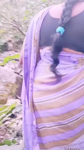 Out door forest sex.Desi stepmom and stepson   Clip 1