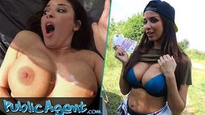 Busty Wife Cheating in Tent