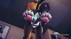Fox Impregnates Cute Cat Boy with Thick Load in Steamy 3D Hentai