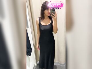 Solo Masturbation during Stream in Public Fitting Room