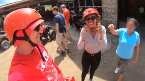 ”ATV buggy tour with his Thai GF had them fucking at home afterwards”