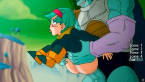 Bulma Adventure 3 - Gallery Show Dragon Ball Hentai Game Parody Ep.5 Zarbon Rough Anal Creampie