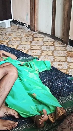Shivani in Green Saree Getting Ready. Uncut Full Video.