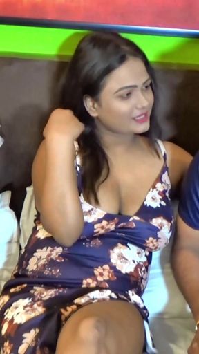 Two girls and a boy, "Do Ladki ek Ladka" First Part.   Clip 2