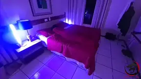 Brazilian amateur Elisa Sanches snatches invaded and fucked by hotel security in her honeymoon room