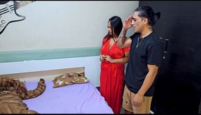 Indian The old father-in-law went to his daughter-in-law's room and tried to fuck her.