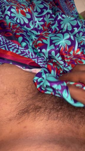 Satin crepe saree   Clip 2