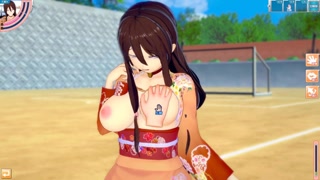 [Hentai Game Koikatsu! ]Have sex with Big tits Naruto,Boruto Hanabi Hyūga.3DCG Erotic Anime Video.