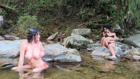 Exhibitionism in the woods, I get a cute girl to fuck