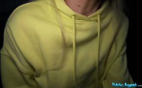 She said she loves her boyfriend LOL - Public Porn FULL SCENE