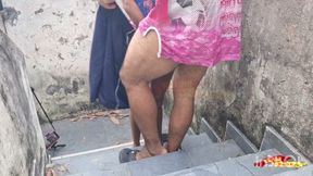 100% anal on the stairs of an abandoned house