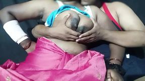 Desi wife wearing new saree she told her hubby Hot fucking