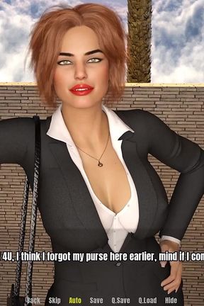 My Busty Business Partner 'forgot Her Phone' at My Place, Then Got 'stuck' and Begged for More- Grandma's House - P. 1 - Moonbox