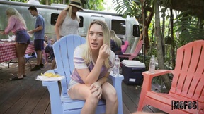 ”Juliette Mint can't stop fucking this big dick during bbq party”
