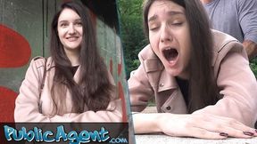 College Art Student Sucks Cock in Public