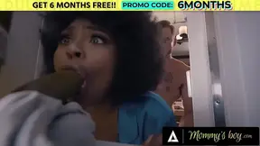 MOMMY'S BOY - Hot Pregnant Chick Gets Fucked Hard During Midnight Snack With Sticky Cumshot