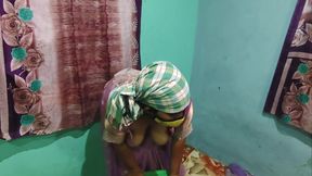 After Shower Sex with Saree and She Love It