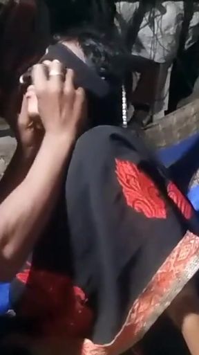 Desi Hindi audio doggy style black saree Sex video mami ji chudai chuchi bur aur Gand jabardast   Clip 3