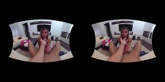 VR Teen Pays For Rental Flat With Anal Sex 10 Inch Cock