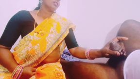 Indian Saree Stepmom and Stepson Hardcore Fucking Telugu Dirty Talks.