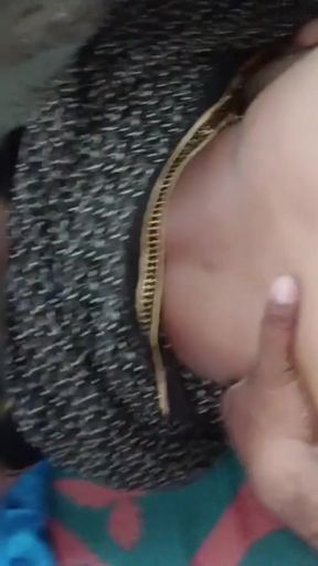 Bhabhi looked very beautiful wearing a black saree, brother-in-law made a mare and hit sister-in-law&amp;#039;s ass loudly&hellip;   Clip 1