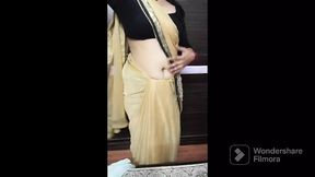 I m completely naked. I took off my saree during dance felt so much hot and horny