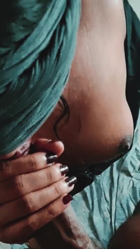 Indian girlfriend blowjob while smoking POV   Clip 1