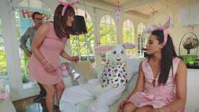 ”Teen Avi gets a surprise from the Easter Bunny”