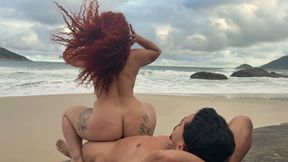 The boss's wife took me to visit the nudist beach of Abric&oacute; in Rio de Janeiro