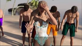 Resort Of Temptation Episode 1 we had amazing 4 some checked who cummed first