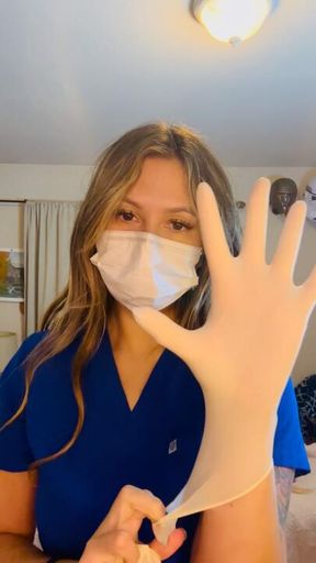 Straight on POV Hygienist Luna cleans your teeth but notices your boner and sucks and jerks you off with a countdown 🧤🍆💦🦷🪥🩵