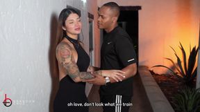 Cuckold BBC Husband Has Sex in the Bathroom with His Wife's Stepsister - Brandon Cruz &amp; Luna Vitaler