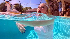 Aquaphilias- Izzy Robbins- The Bedtime Predator Pt 2- the Escape into the Pool- PERIL