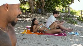 ”Brandy Salazar & Dickdealer Don Enjoy an Ass Fucking Adventure on the Beach”