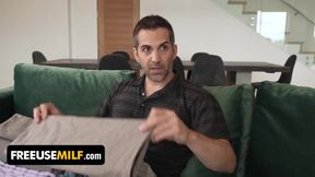 Stepson Had Enough Of His Moocher Stepmom & Convinced Stepdad She Is To Be Their Hot Sex Puppet