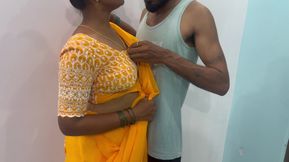 Mallu Couple Hot Romantic Fuck in Saree, Indian Couple Hot Sex in Saree
