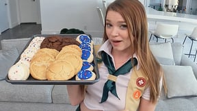 ”POVD Motivated Teasing Babe Scout Cookie Babe Fucks Huge Cock”