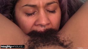 NAUGHTYNATURAL - Hairy Lesbian Muxer Diosa &amp; Nikki Darling XXX Passionate Duo Scene