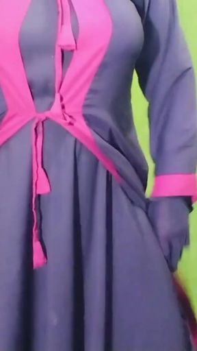 Beautiful Amena Bhabhi has sex indoors wearing a burqa and hijab   Clip 2