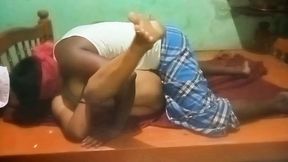 Indian aunty cheating with step-uncle at home