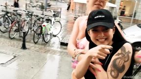 Rae Lil Black, Kate Truu & Public Flashing in the City