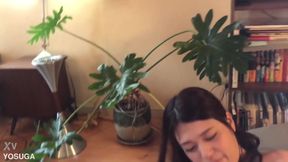 A Japanese MILF with Big Tits Whom I Met on the Internet Suddenly Barged Into My House and Filmed a Creampie Video