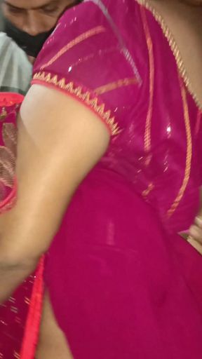 Pinky left sister-in-law in all the blouse and sat on the   Clip 1